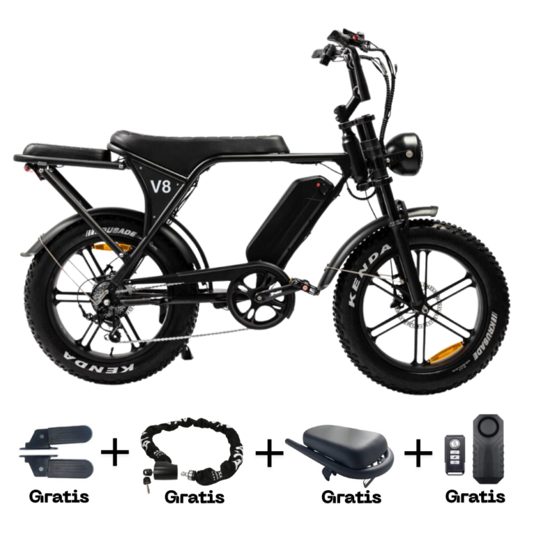 Ouxi V Zwart Elektrische Fatbike Fatbikes Nl